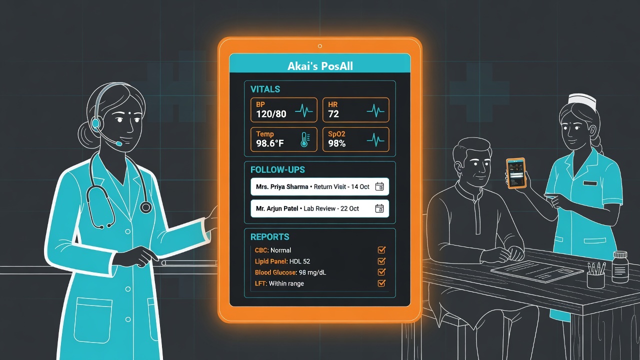 Akai's PosAll clinic management